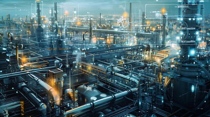 Fototapeta premium steampunk factory