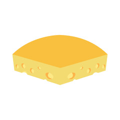 Simple Cheese Illustration