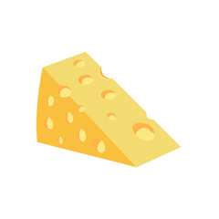 Simple Cheese Illustration