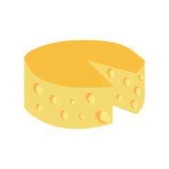 Simple Cheese Illustration