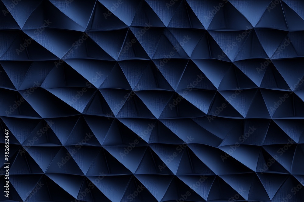 Aufkleber the background is an abstract triangular modern design with polygons.