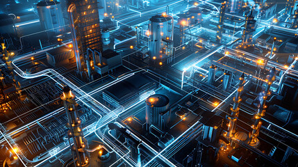 Obraz premium steampunk factory