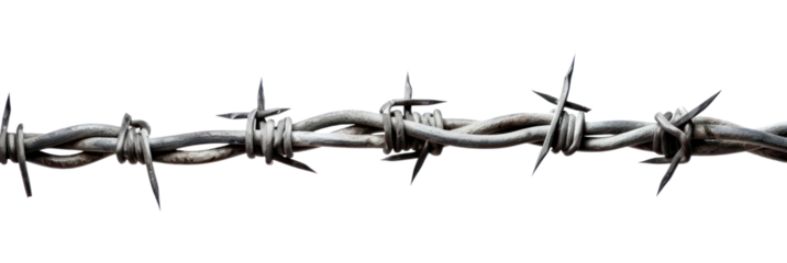 PNG Barbed wire white background forbidden weaponry.