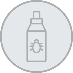 Bug Repellent Vector Icon Design