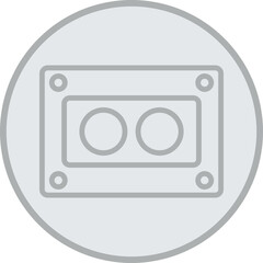 Cassettee Vector Icon Design