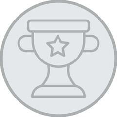 Trophy Vector Icon Design