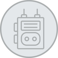 Radio Vector Icon Design