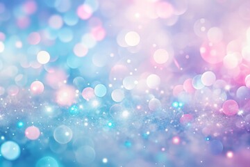 Soft focus pastel backdrop with delicate pink and blue tones, evoking a dreamy atmosphere ideal for luxurious beauty product packaging or high-end fashion brand photography