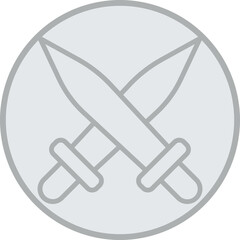 Sabers Vector Icon Design