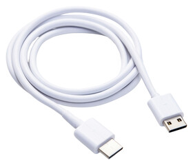 PNG USB micro USB cable white white background electricity.