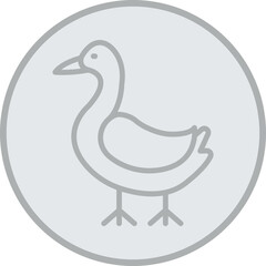 Goose Vector Icon Design