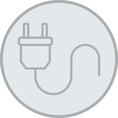 Plug Vector Icon Design