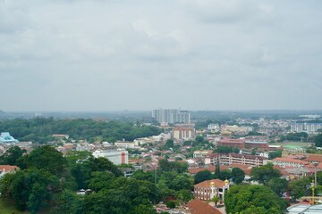 View of the city from Melaka Tower