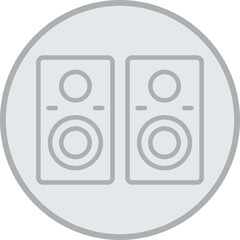 Speakers Vector Icon Design