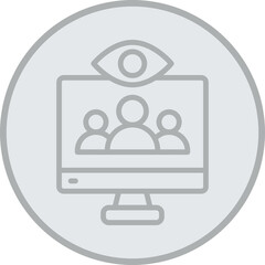 Viewers Vector Icon Design