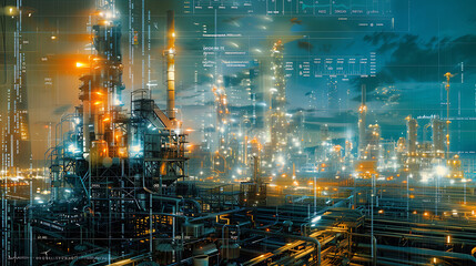 Obraz premium steampunk city