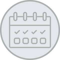 Schedule Vector Icon Design