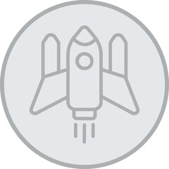 Spaceship Vector Icon Design