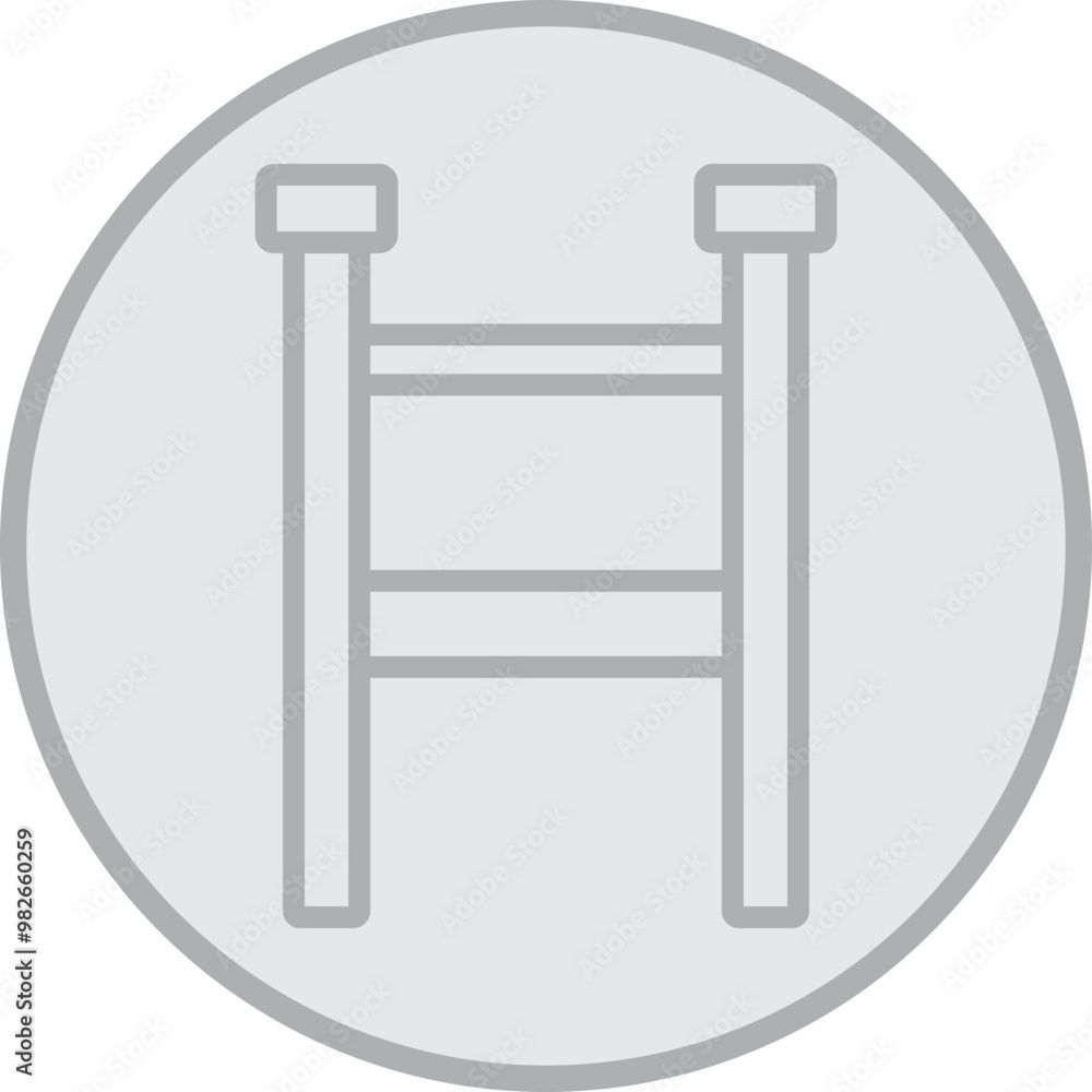 Canvas Prints Chair Vector Icon Design