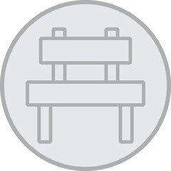 Bench Vector Icon Design