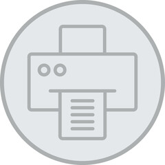 Printer Vector Icon Design
