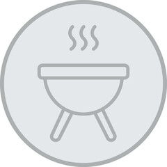 Barbacue Vector Icon Design