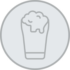 Cold Drink Vector Icon Design