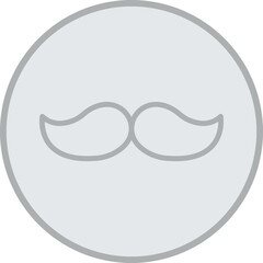 Moustaches Vector Icon Design