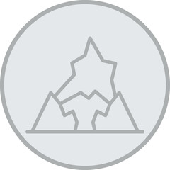 Mountain Vector Icon Design