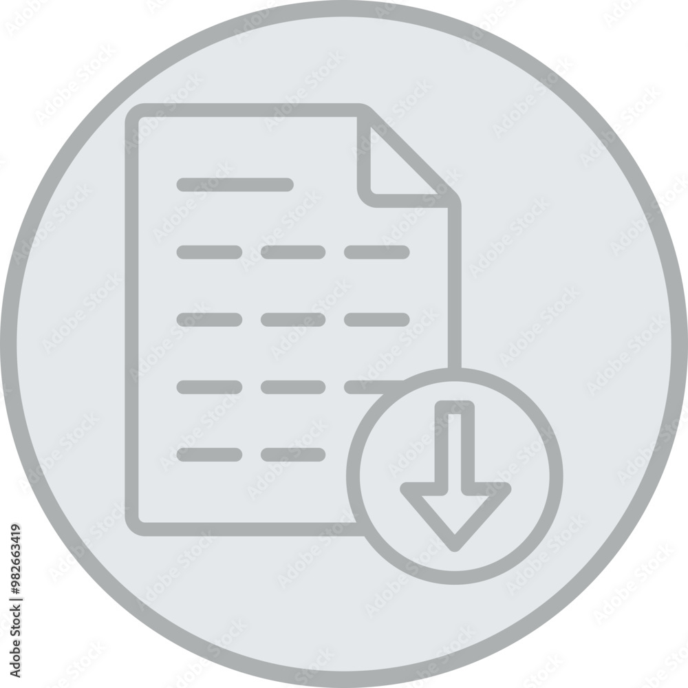 Poster file download vector icon design