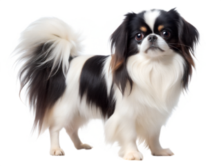 Japanese Chin dog isolated on white background