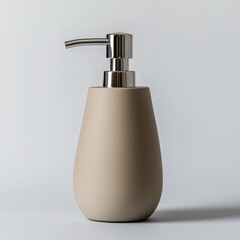 Obraz premium Elegant Soap Dispenser on Minimalist Background