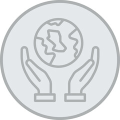 Save The World Icon Design