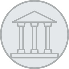 Court House Icon Design