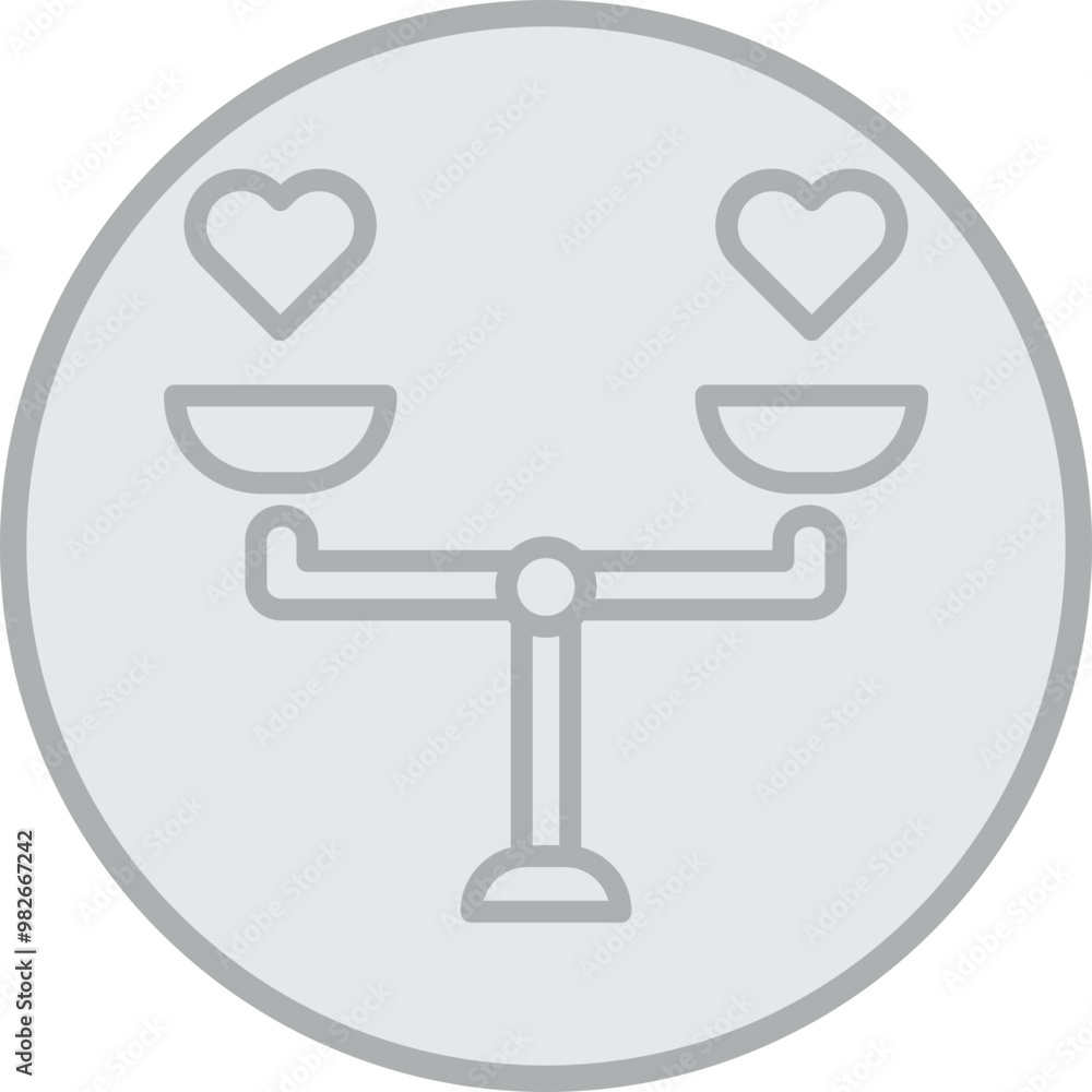 Sticker equality icon design