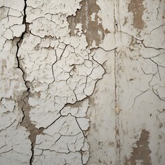 Obraz premium Cracked Peeling Paint on Old Concrete Wall