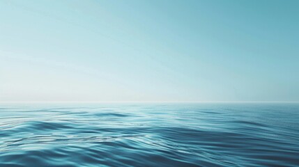 Obraz premium A serene lake scene with a clear blue sky in the background