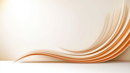 Obraz premium Abstract Book Page Curve