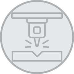 Laser Cutting Icon Design