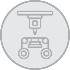 Laminated Object Manufacturing Icon Design