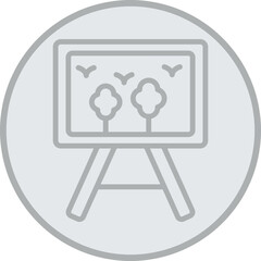 Canvas Vector Icon Design