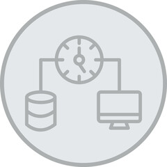Latency Vector Icon Design