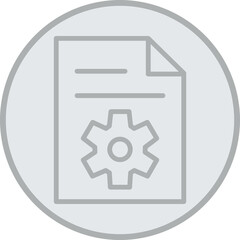 Data Content Standards Vector Icon Design