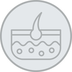 Hair Vector Icon Design