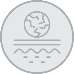 Dry Skin Vector Icon Design