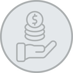 Charity Fund Vector Icon Design