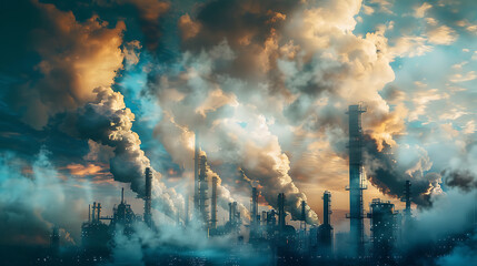 Fototapeta premium future factory