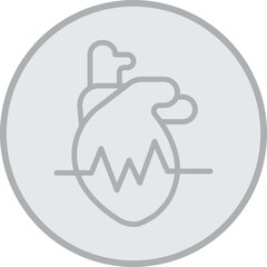 Heart Rate Vector Icon Design