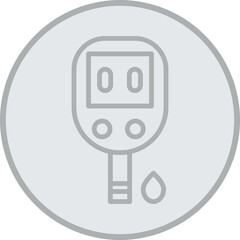 Glucose Meter Vector Icon Design