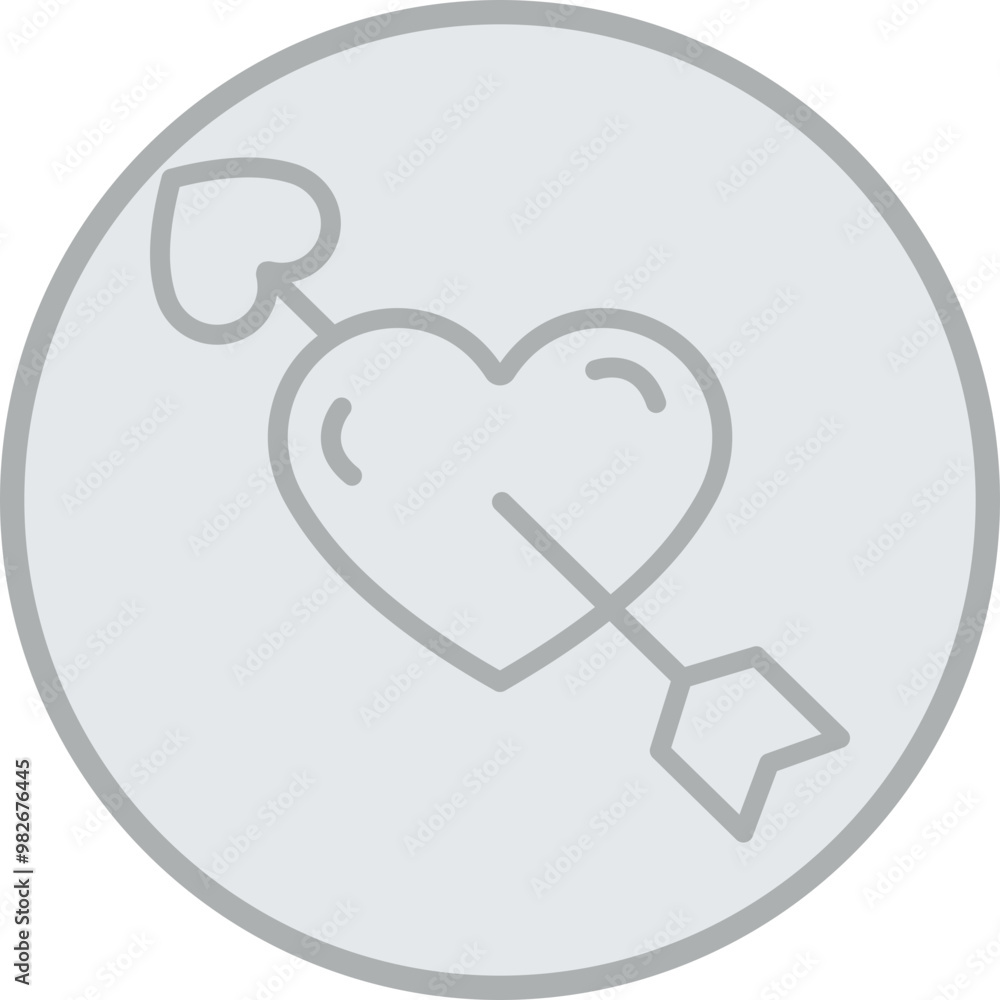 Wall mural cupid icon design